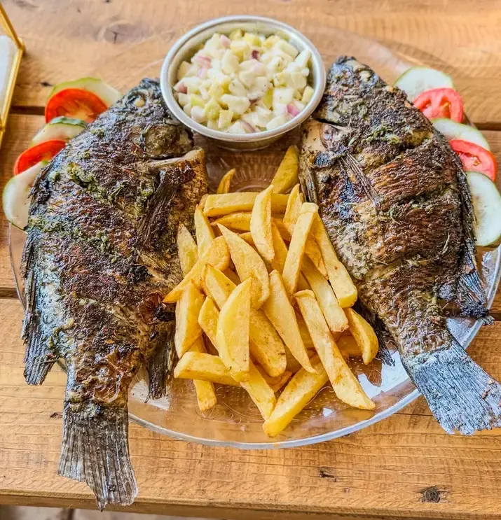 Poisson grillé couscous